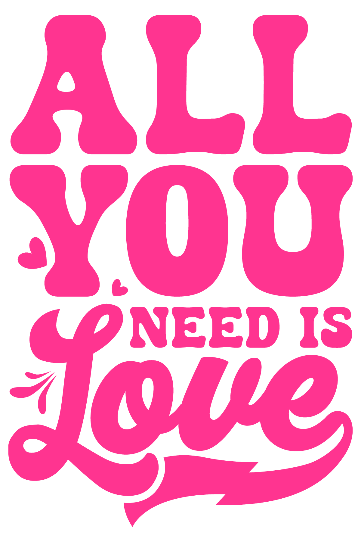 Eco-Friendly Valentine’s Gift: 4 Inch by 6 Inch 'All You Need Is Love' Photo Frame Sign