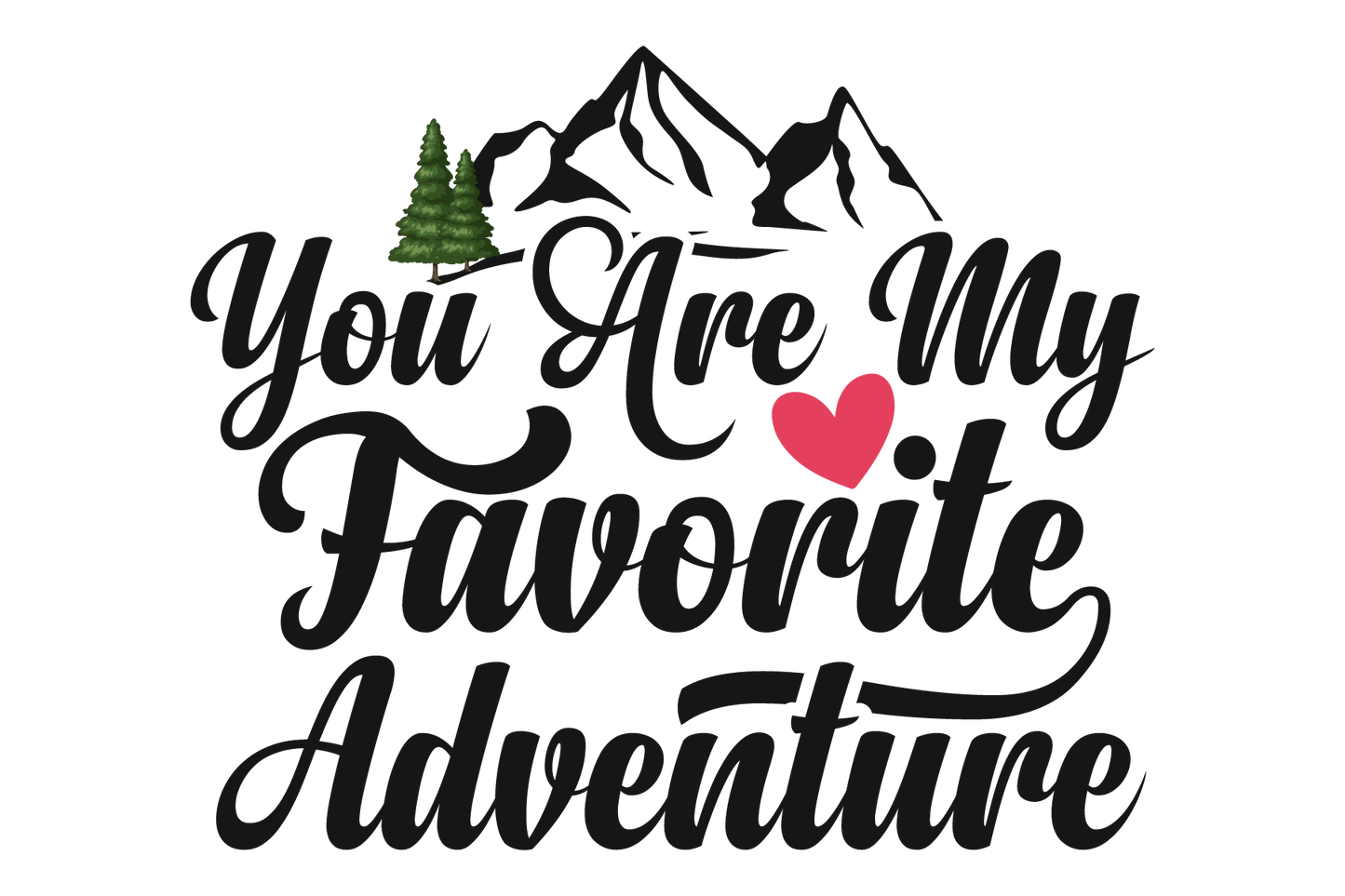 Romantic Valentine’s Day Gift: 4 Inch by 6 Inch 'You Are My Favorite Adventure' Photo Frame Sign