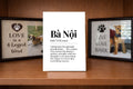 Bà Nội definition sign lifestyle