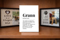 Grann definition sign lifestyle