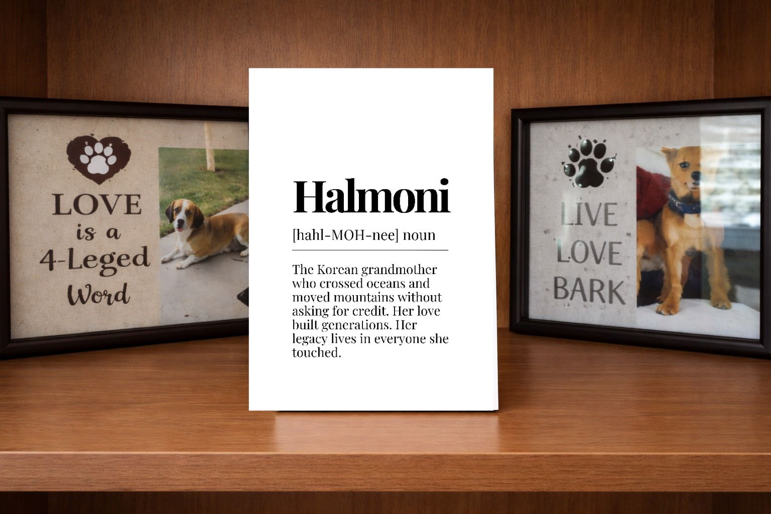 Halmoni definition sign lifestyle